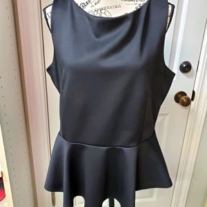Womens XL never used black top